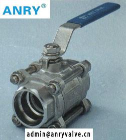 China FNPT SS316 PTFE Seat Ball Valve For Water Flow Control for sale