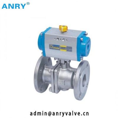 China Quickly Opening SS Ball Valve  Flanged RF Pneumatic Operated Ball Valve for sale