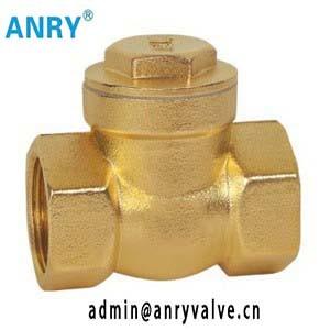 China 50MM API 600 Brass  Check Valve Manual Non Soft Sealing for sale