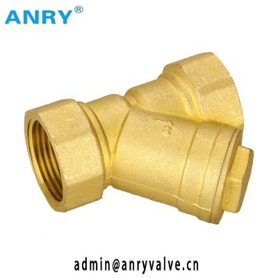 China ANSI 1.6Mpa Female Thread BSP NPT Brass Flanged  Y Type Strainer for sale