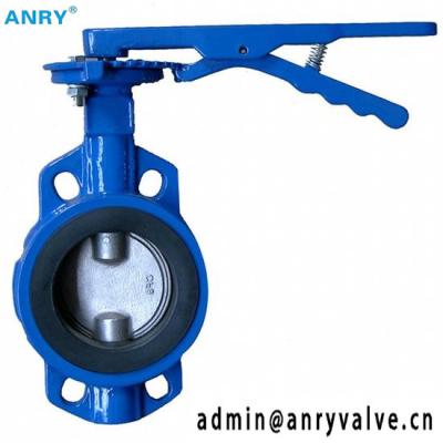 China CE Customized DN80 Manual Nylon Butterfly Valve with lever for sale