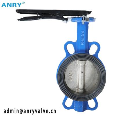 China Manual NBR Seats Cast Iron Butterfly Valve PN16 Simple Structure for sale
