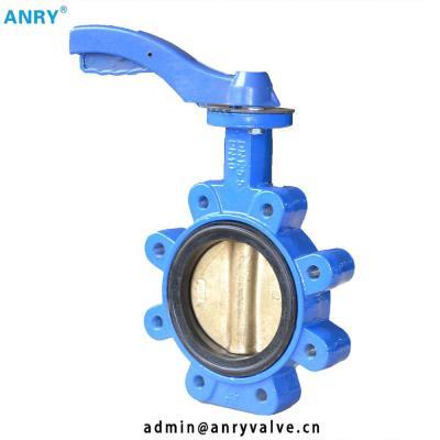 China Flanged Wafer Lug Style Butterfly Valve CI GGG40 Body  PN16 Disc Butterfly Valve for sale