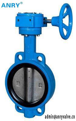 China Liquid Wafer Stainless Steel Butterfly Valve EPDM Seats  Casted Iron PN16 SS304 SS316 for sale