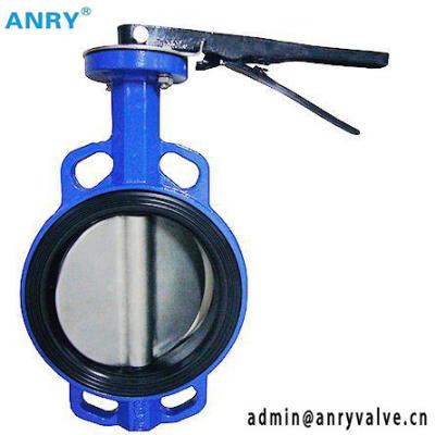 China Wafer lug Epdm Seat  casted iron  ductile Iron A126 B GG25 GGG40 GGG50 Butterfly Valve for sale