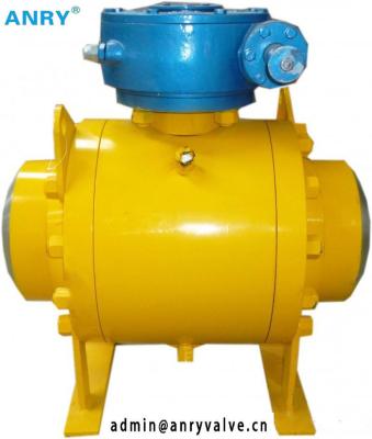 China Forged Steel  API Class 150~1500  A105 Body A105+ENP Ball  Trunnion Ball Valve for sale