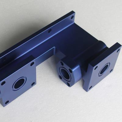 China Dark Blue High Precision Machining Components , CNC Aluminum Prototype OEM ODM for sale