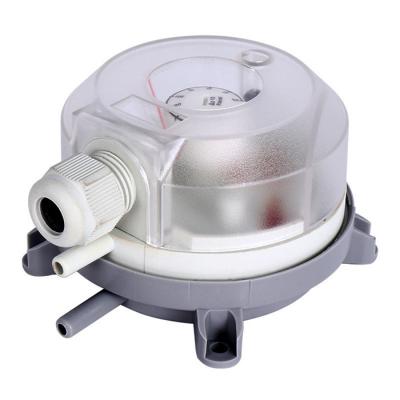 China Diaphragm Analog Vacuum Adjustable Wind Pressure 4-20mA Air Differential Pressure Control Switch for sale