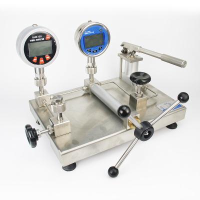 China High Pressure Gauge Calibration Pump Calibrator Table Machine for sale