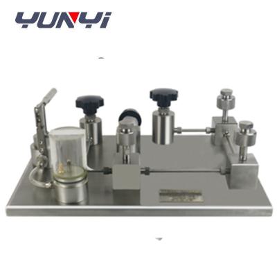 China Portable Hand Pump Hydraulic Pressure Gauge Calibrator Comparator for sale