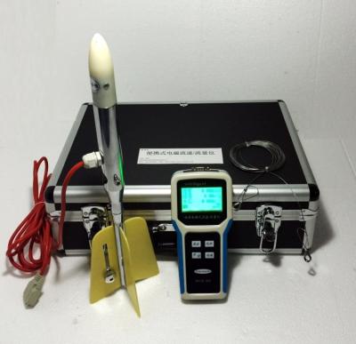 China Portable Velocity Water Flow Meter Liquid Level Meter Electromagnetic Flow Meter for sale