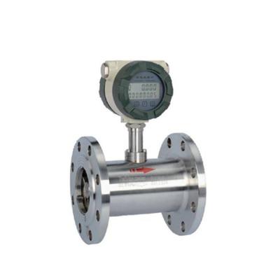China DN25 To DN300 Digital Air Flowmeter / Gas Turbine Gas Flow Meter With Real Time Temperature And Pressure Compensation for sale