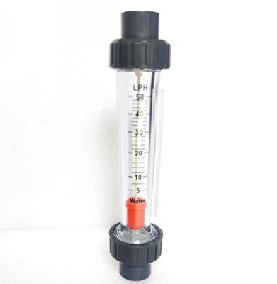China Anti Corrosion UPVC PVC Flowmeter Plastic Tube Rotameter for sale