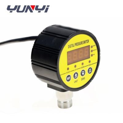 China 80mm Diameter Digital Pressure Gauge Intelligent Pressure Switch Controller for sale
