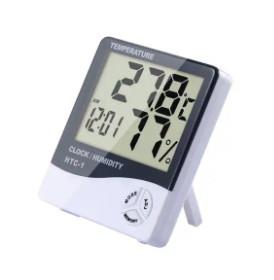 中国 多機能のデジタル表示装置の屋内温度および湿気のゲージのメートルの温度計の湿度計のモニター 販売のため