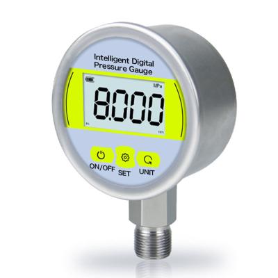 China Digital Pressure Gauge 100Psi Air Differential Pump 80mm Digital Pressure Manometer for sale