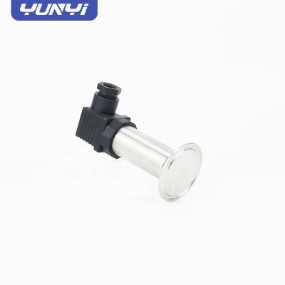 China Anti Blocking Flush Diaphragm Pressure Transmitter Sensor Silicon Flat Film Sanitary Pressure Transducer Sensor for sale