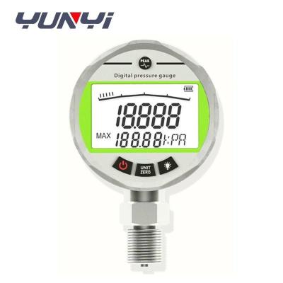China Shelok Good Price YK-80 -0.1~0~100MPa Precision Digital Pressure Gauge Gas Water for sale