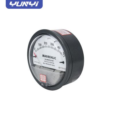 China -70 - 40Kpa NPT Connection Accuracy ±2% FS Differential Pressure Gauge For Air Gas for sale