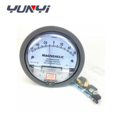 China Micro 2%FS Frictionless Differential Pressure Gauge for sale