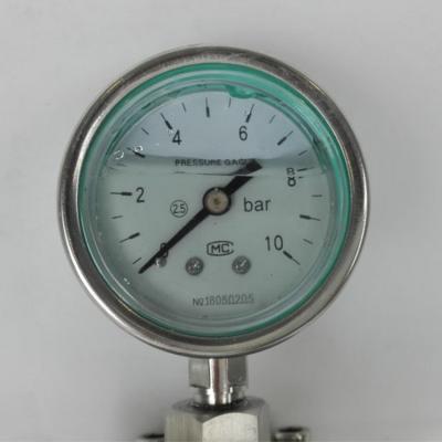 China 100Mpa Diaphragm Seal Digital Differential Pressure Gauge Stainless Steel for sale