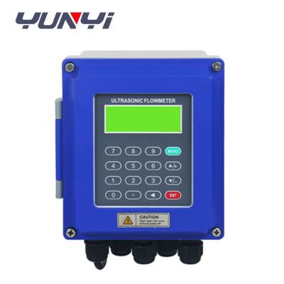 China DN100 Wall Mounted Ultrasonic Flow Meter , 1%FS Ultrasonic Flow Detector for sale