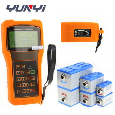China Handheld Ultrasonic Water Flow Meter 100mm RS232 OCT Output for sale