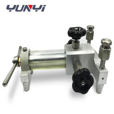 中国 高圧油圧オイルのハンド ポンプのガス圧力口径測定器 販売のため
