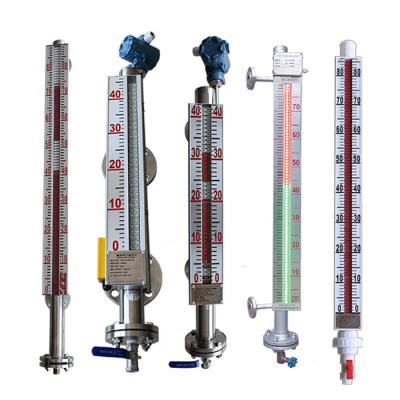China Anti Corrosion PTFE Magnetic Flap Level Gauge High Accuracy With Float Ball for sale