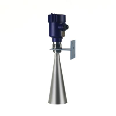 China Horn Type Sanitary Radar Level Meter For Solid Caustic Level Transmitter for sale