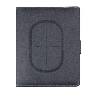 China A5 Wireless Charging Notebook Multi-Function Business Card With Data Cable Notebook for sale