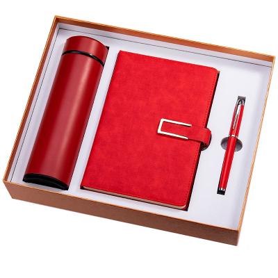 Chine Journal intime de luxe de logo fait sur commande et ensemble-cadeau de stylo multifonctionnel réutilisable à vendre