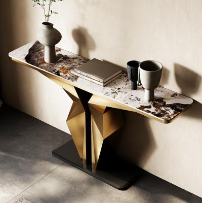 China Glossy Finish Rectangular Entryway Console Table 120cm/150cm for sale
