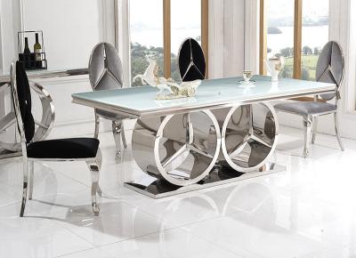China Stainless Steel Restaurant Square Dining Room Tables OEM ODM for sale