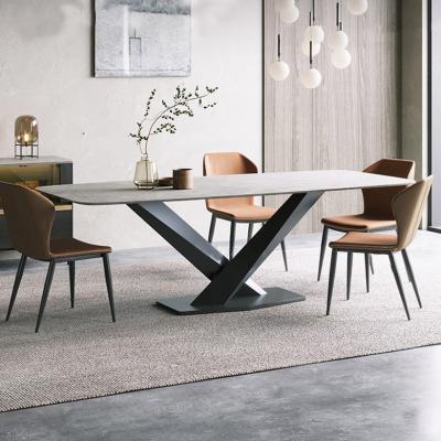 China Stainless Steel Home Dining Room Furnitures Table Height 78cm OEM ODM for sale