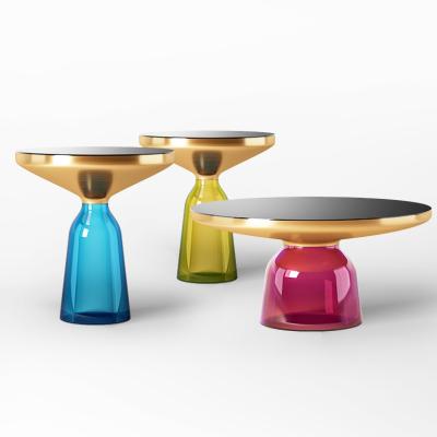 中国 リビング グラス テーブル トップ カフェ テーブル エレガント デザイン 販売のため