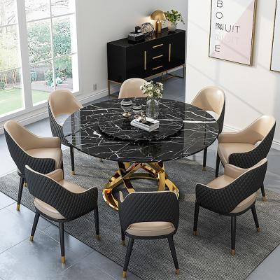 China Modern 0.78M Height Dining Room Table And Chair Set For Dining for sale
