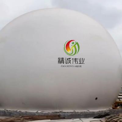 China Stainless Steel Biogas Gas Holder With Gas Level Gauge And Gas Pressure Gauge for sale