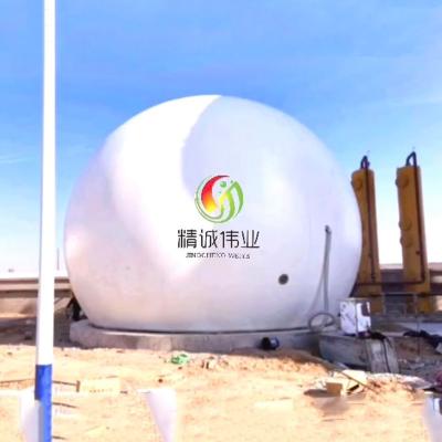 China Anti Corrosion PES/PVC/PDFE Methane Gas Tank For Storage In Round Shape Te koop