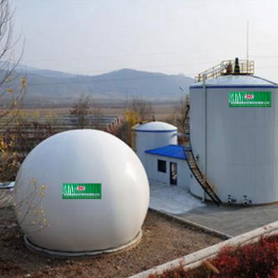 China Highly Volatile Biogas Holder PVC Methane Gas Storage Tank Control Field for sale
