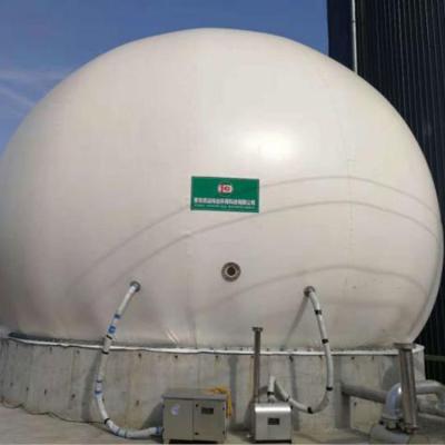 China Biogas-Anlage Anaerobiosis Biocontainerisierte Gastank-PDFE flexibel zu verkaufen