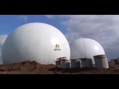 3500m3x2sets biogas holder