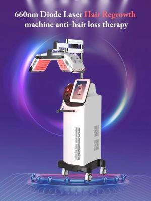 China Vertical 660nm Hair Growth Laser Machine Low Level Laser Therapy For Hair Growth for sale