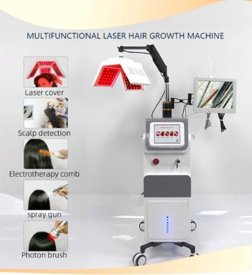 China Máquina conduzida AC100-240V 50/60Hz do crescimento do cabelo do laser do diodo à venda