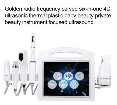 China 6 In 1 Hifu Beauty Machine Focused Ultrasound Rf 7d Vaginal for sale