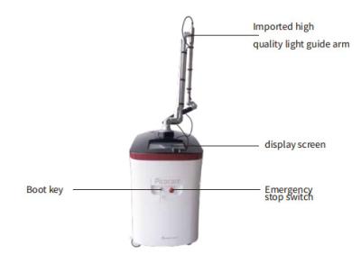 China Vertical Type Tattoo Removal Machine Picosure Laser Nd Yag for sale