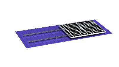 China Abrazaderas solares Tin Roof Mount fotovoltaico del tejado comercial del metal 88m/S en venta