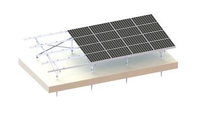 China AL6005 Anodized Aluminium Solar Mounting Structure 45 Degree Ground System for sale