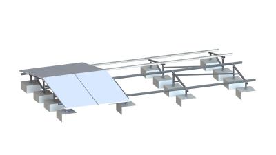 China Sistema da montagem do telhado liso de AL6005 SUS304 de volta ao racking solar estabilizado parte traseira à venda
