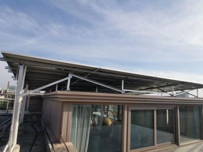 Китай Серебряная фотовольтайческая крыша 50m/S монтажного оборудования панели солнечных батарей кафельная продается